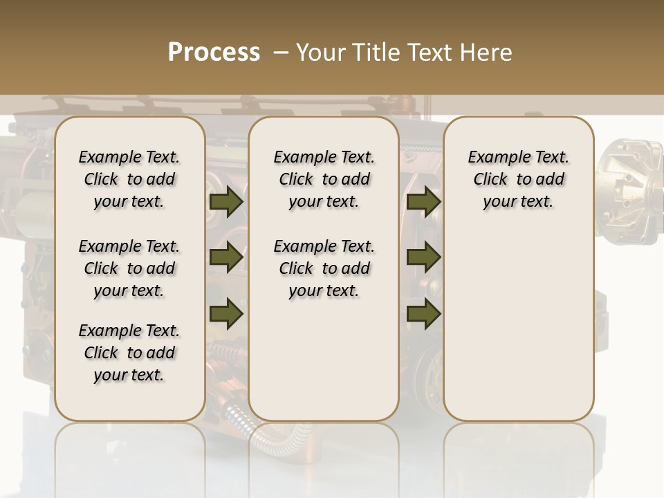 Futuristic Mechanical Typewriter PowerPoint Template