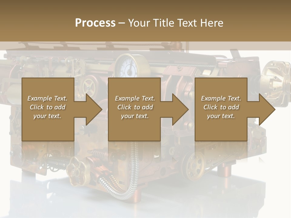 Futuristic Mechanical Typewriter PowerPoint Template