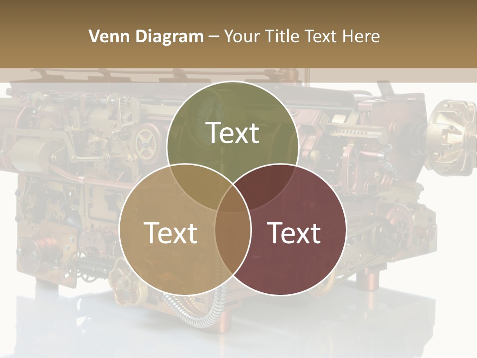 Futuristic Mechanical Typewriter PowerPoint Template