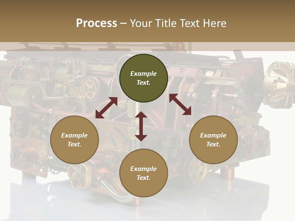 Futuristic Mechanical Typewriter PowerPoint Template