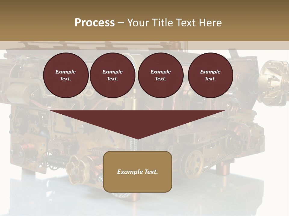 Futuristic Mechanical Typewriter PowerPoint Template
