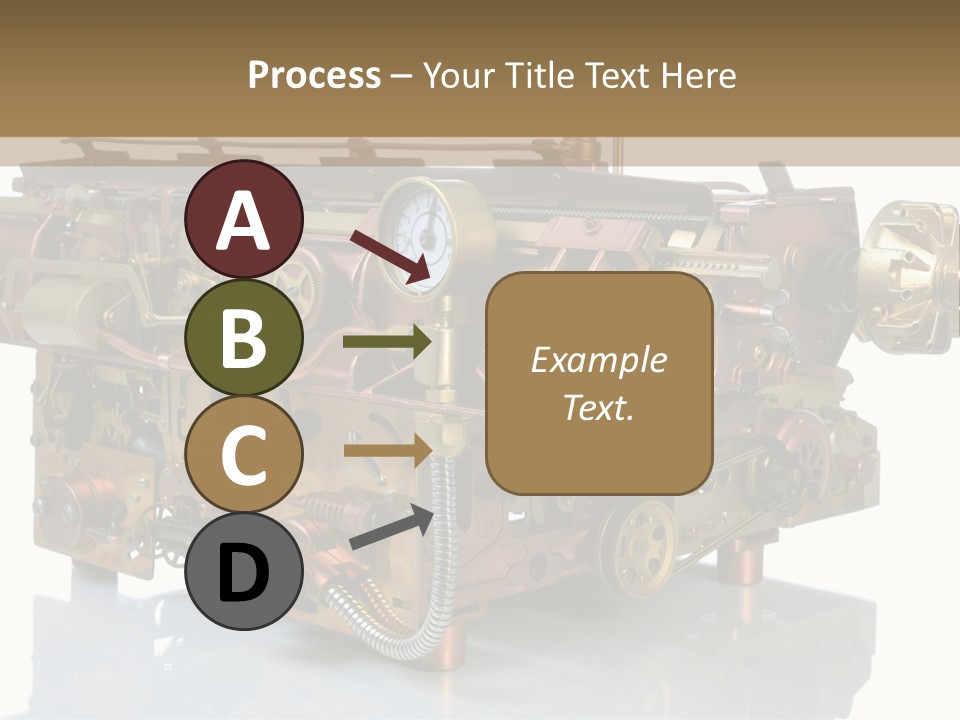 Futuristic Mechanical Typewriter PowerPoint Template