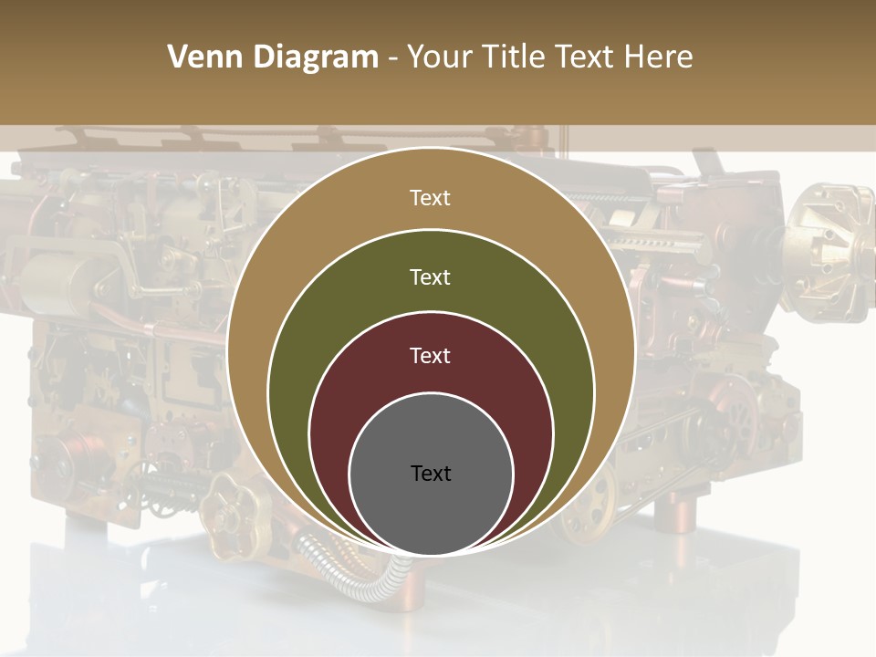 Futuristic Mechanical Typewriter PowerPoint Template