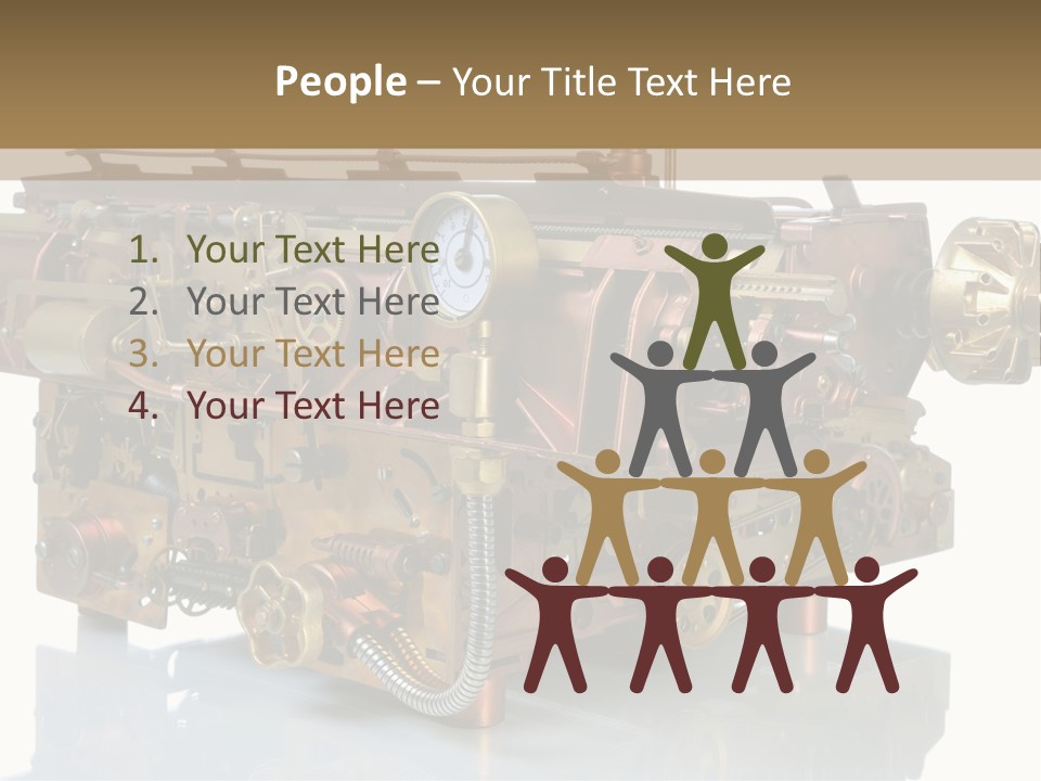 Futuristic Mechanical Typewriter PowerPoint Template