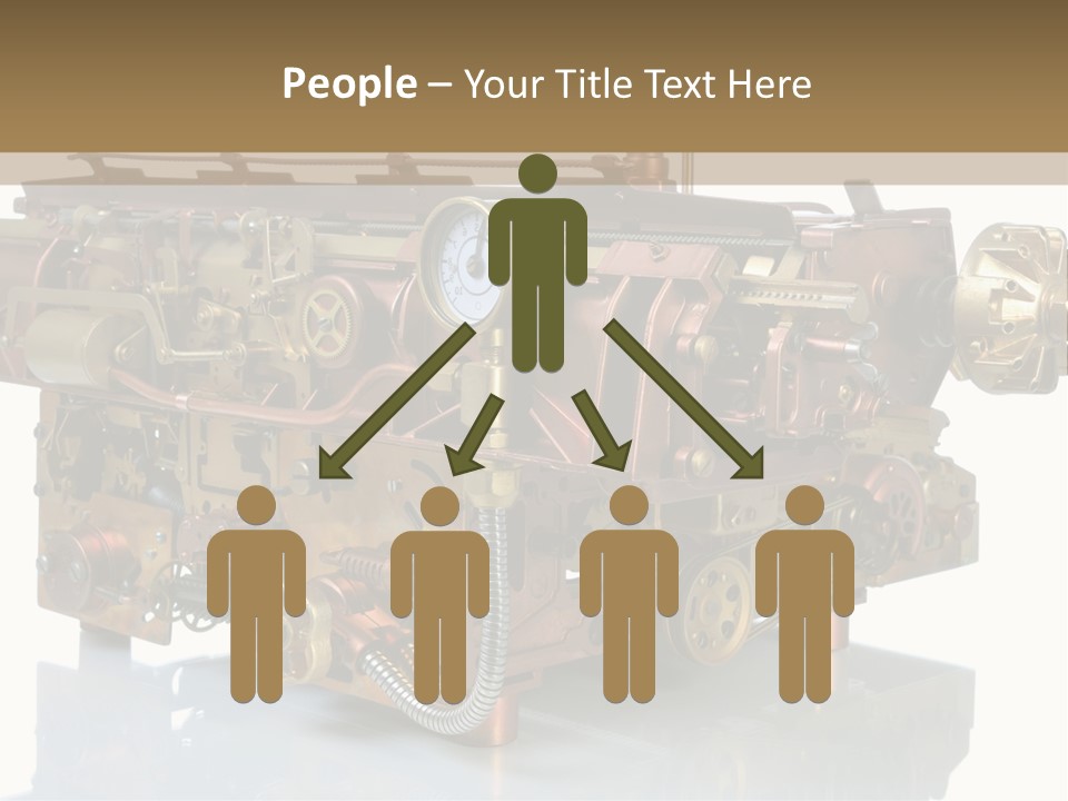 Futuristic Mechanical Typewriter PowerPoint Template