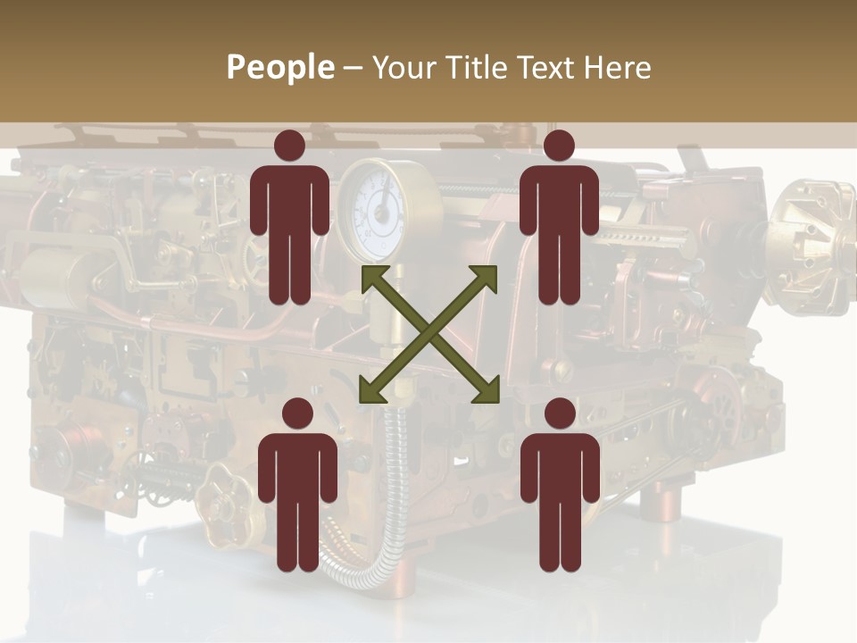 Futuristic Mechanical Typewriter PowerPoint Template