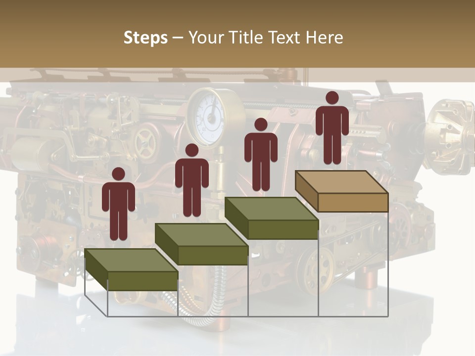 Futuristic Mechanical Typewriter PowerPoint Template