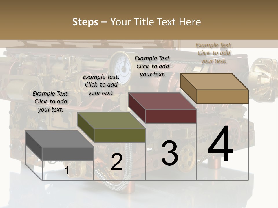 Futuristic Mechanical Typewriter PowerPoint Template