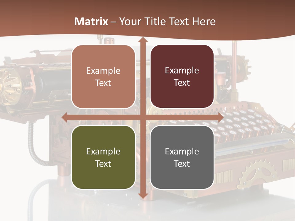 Button Communication Machine PowerPoint Template