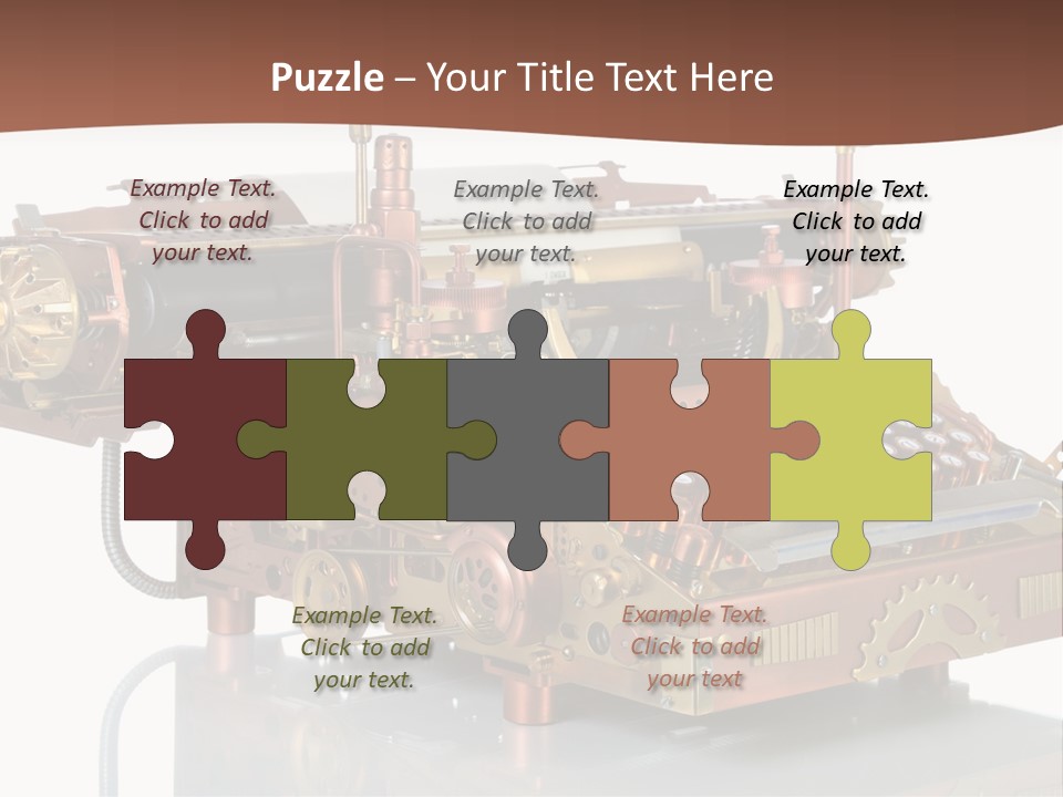Button Communication Machine PowerPoint Template