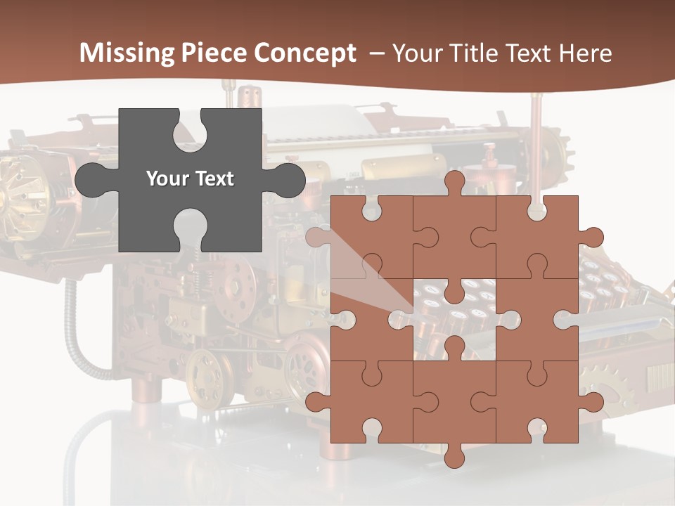 Button Communication Machine PowerPoint Template