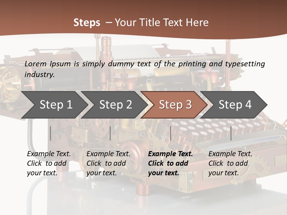 Button Communication Machine PowerPoint Template