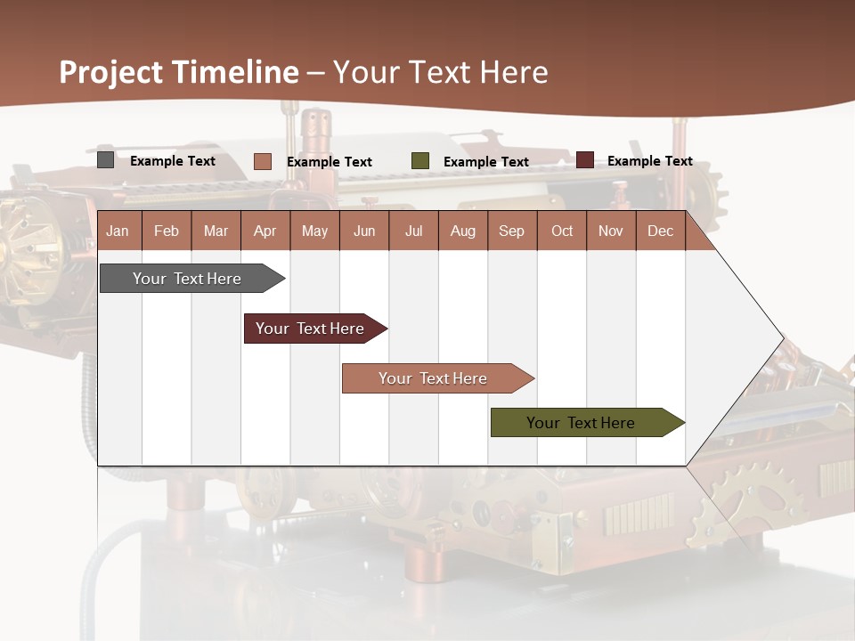 Button Communication Machine PowerPoint Template