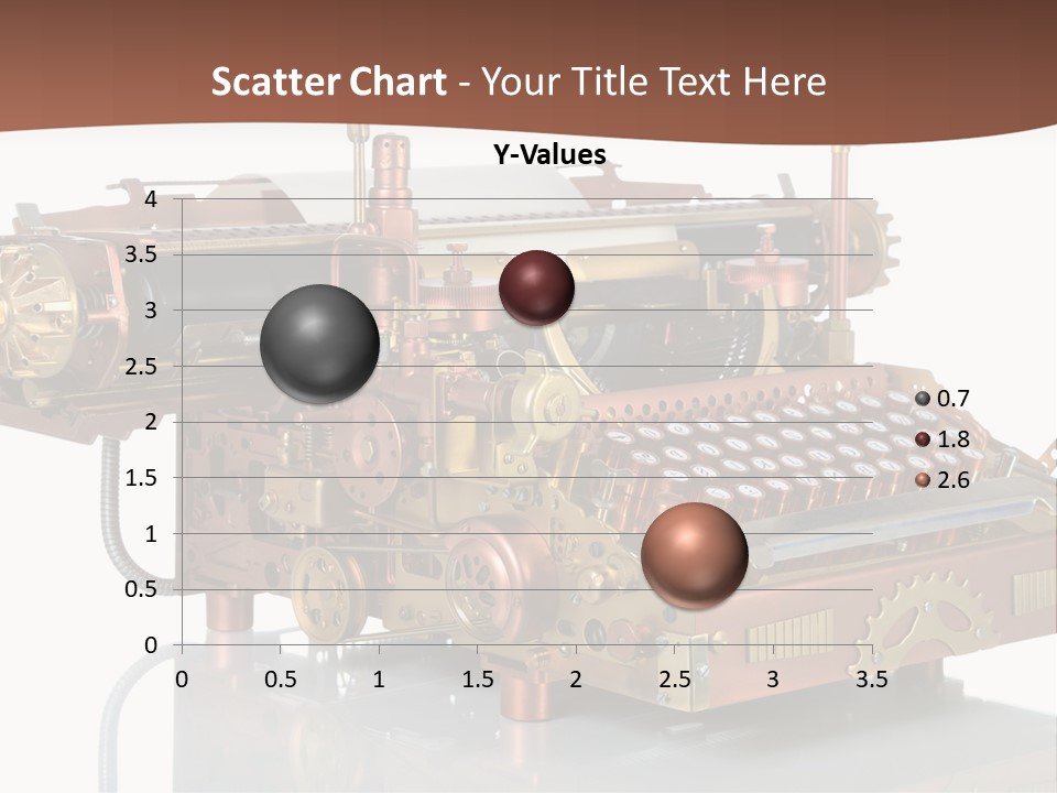 Button Communication Machine PowerPoint Template