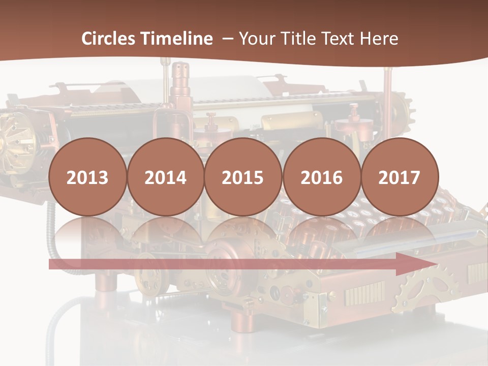 Button Communication Machine PowerPoint Template