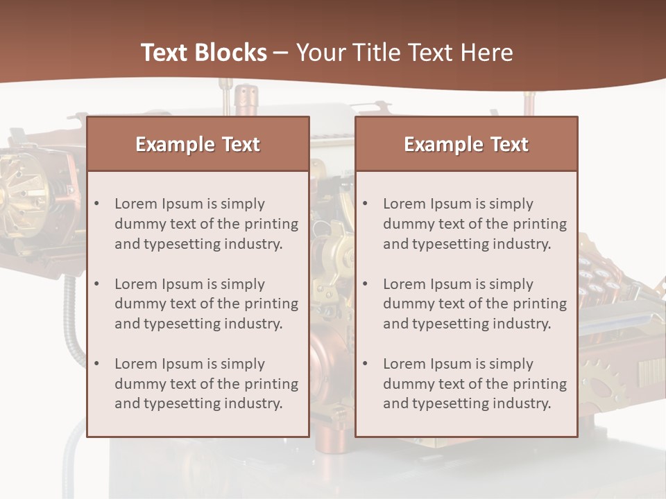 Button Communication Machine PowerPoint Template