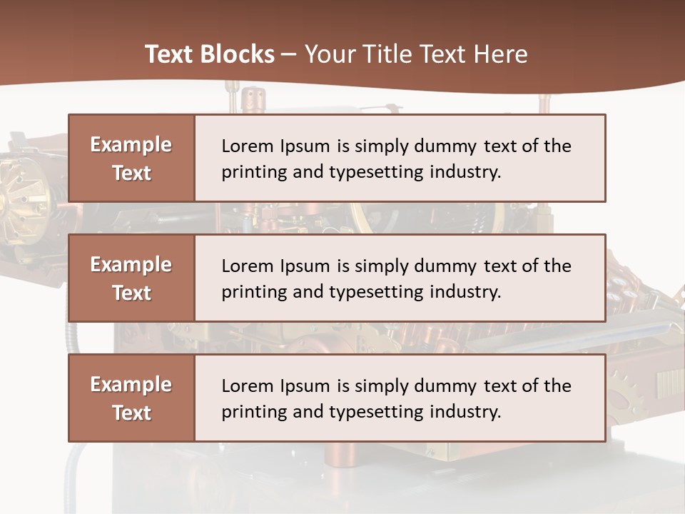 Button Communication Machine PowerPoint Template