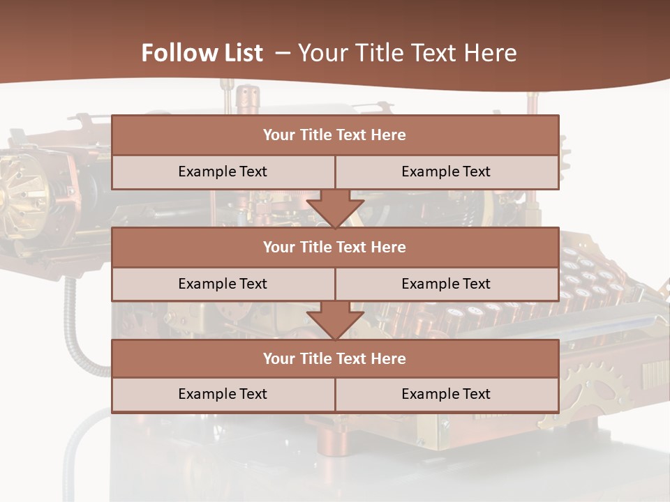 Button Communication Machine PowerPoint Template
