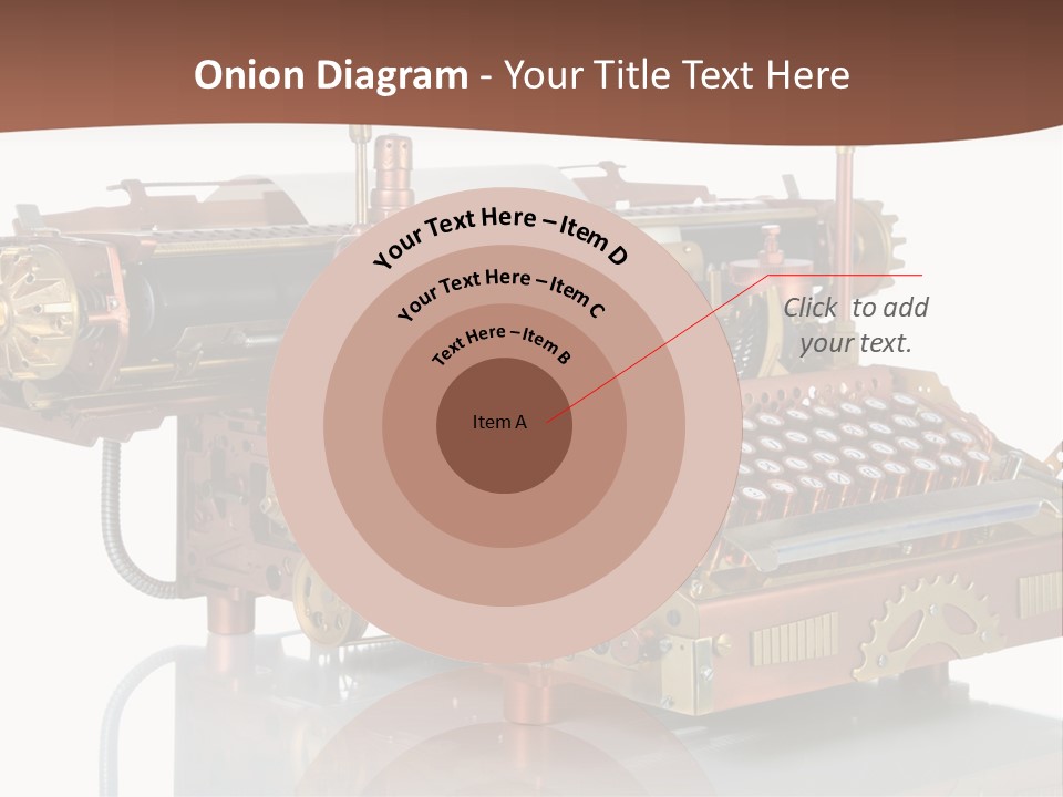 Button Communication Machine PowerPoint Template