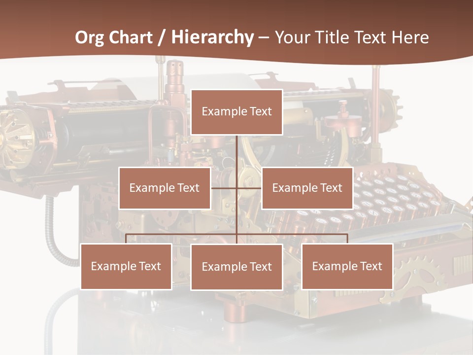 Button Communication Machine PowerPoint Template