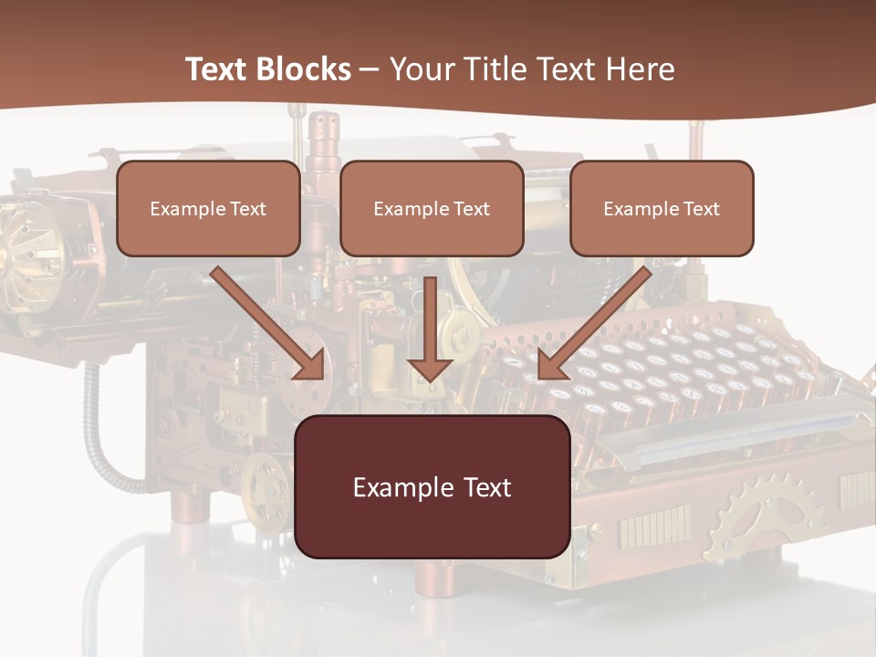 Button Communication Machine PowerPoint Template