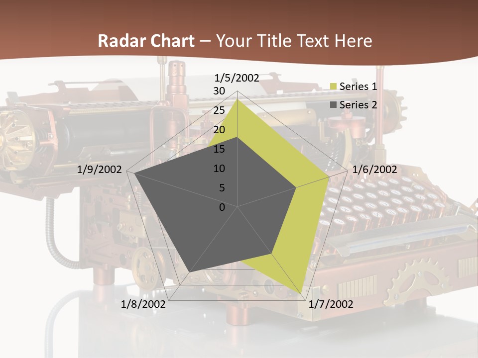 Button Communication Machine PowerPoint Template