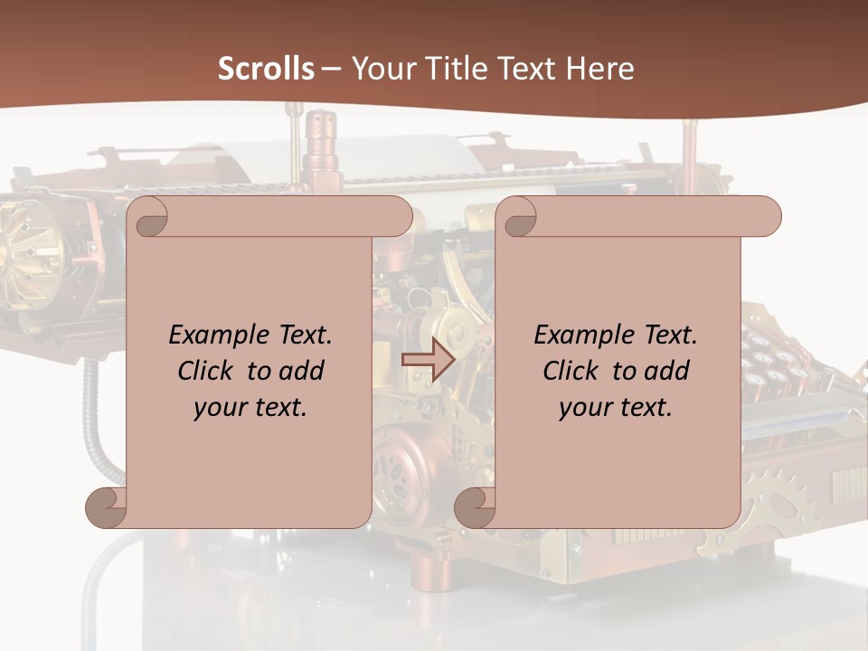 Button Communication Machine PowerPoint Template