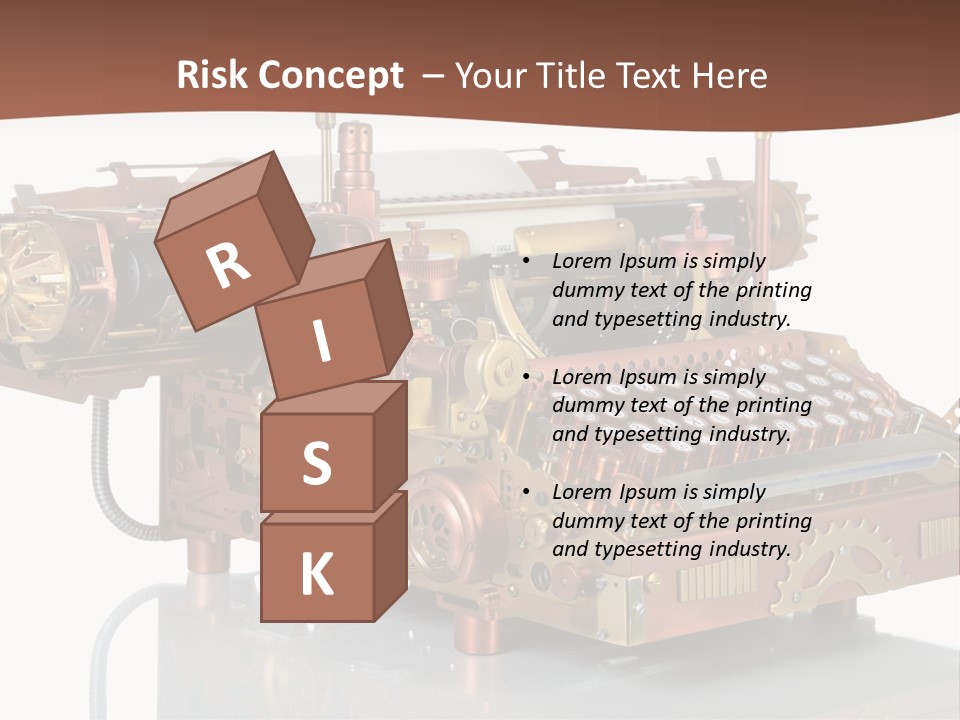 Button Communication Machine PowerPoint Template