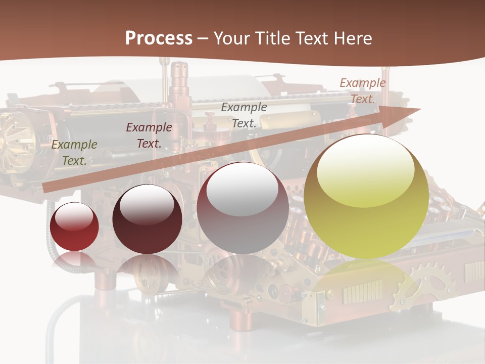 Button Communication Machine PowerPoint Template