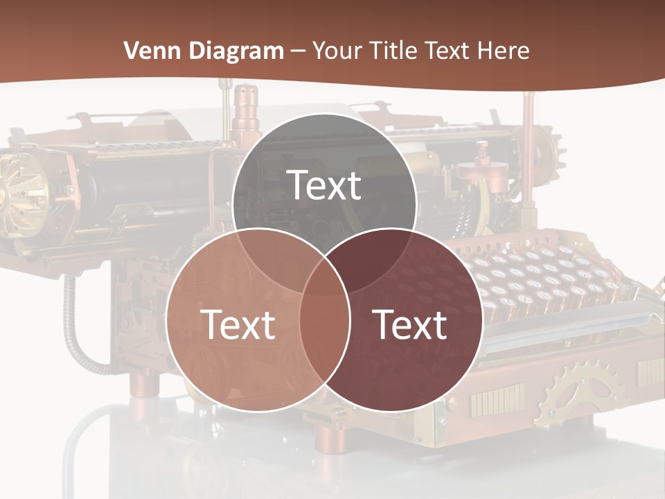 Button Communication Machine PowerPoint Template