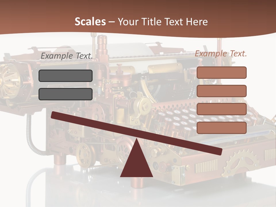Button Communication Machine PowerPoint Template