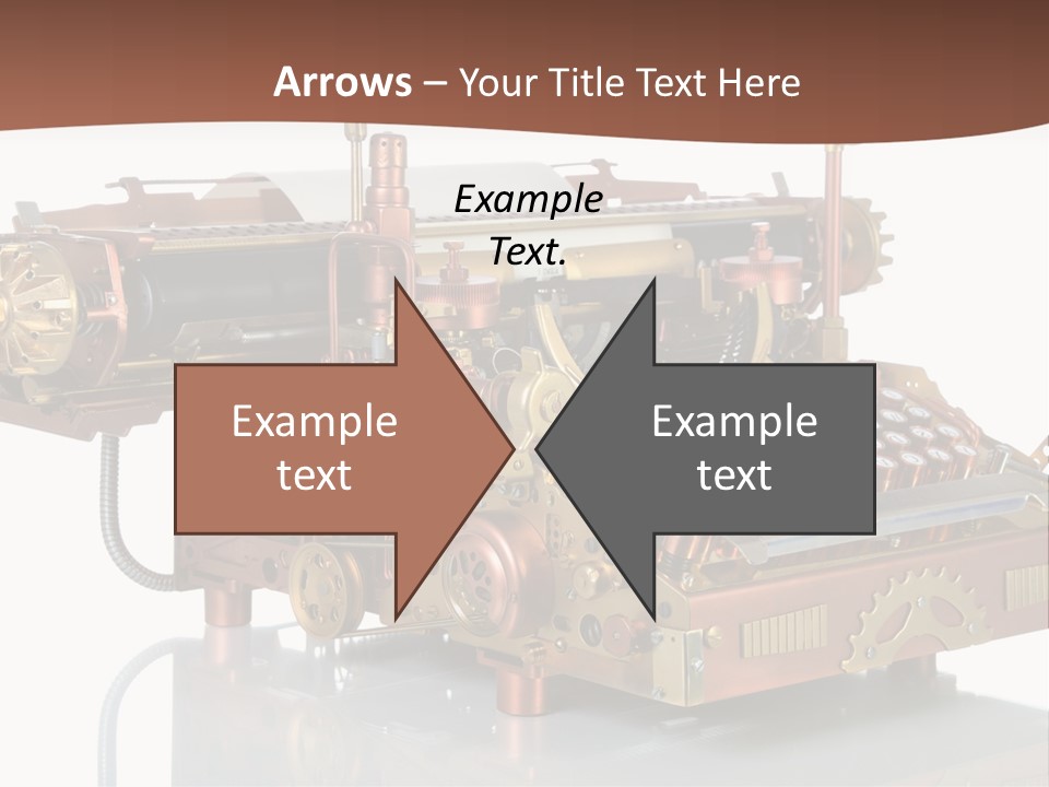 Button Communication Machine PowerPoint Template