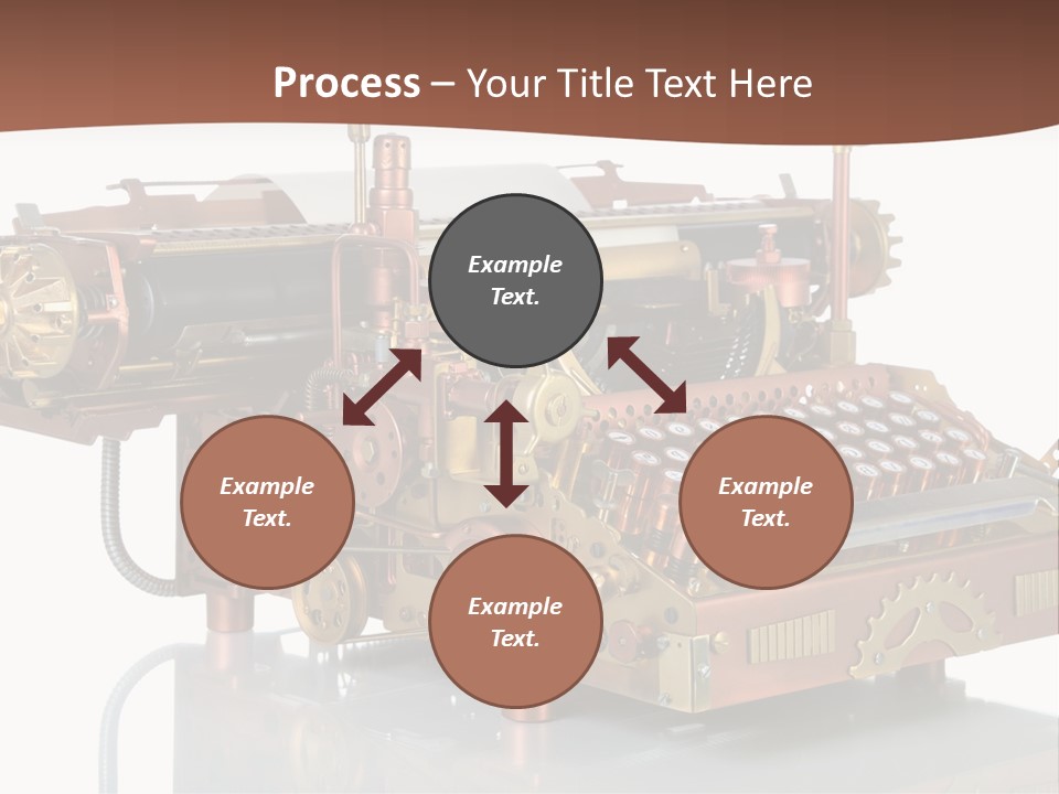 Button Communication Machine PowerPoint Template