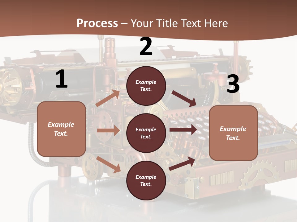 Button Communication Machine PowerPoint Template