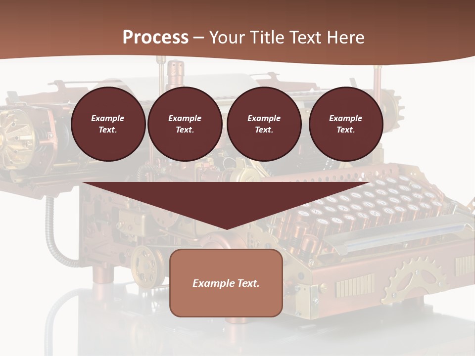 Button Communication Machine PowerPoint Template