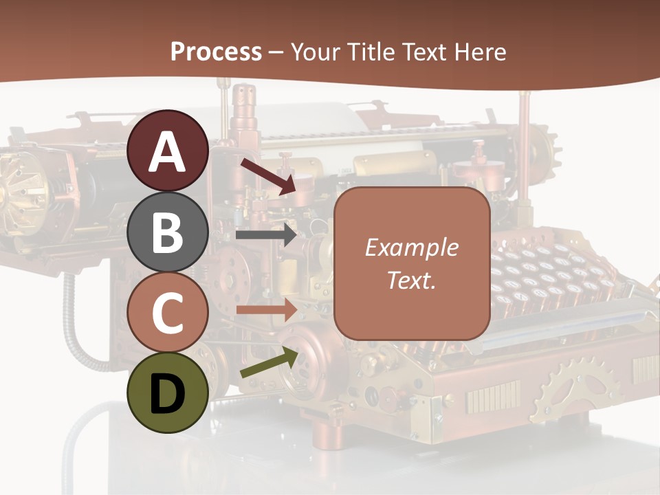 Button Communication Machine PowerPoint Template