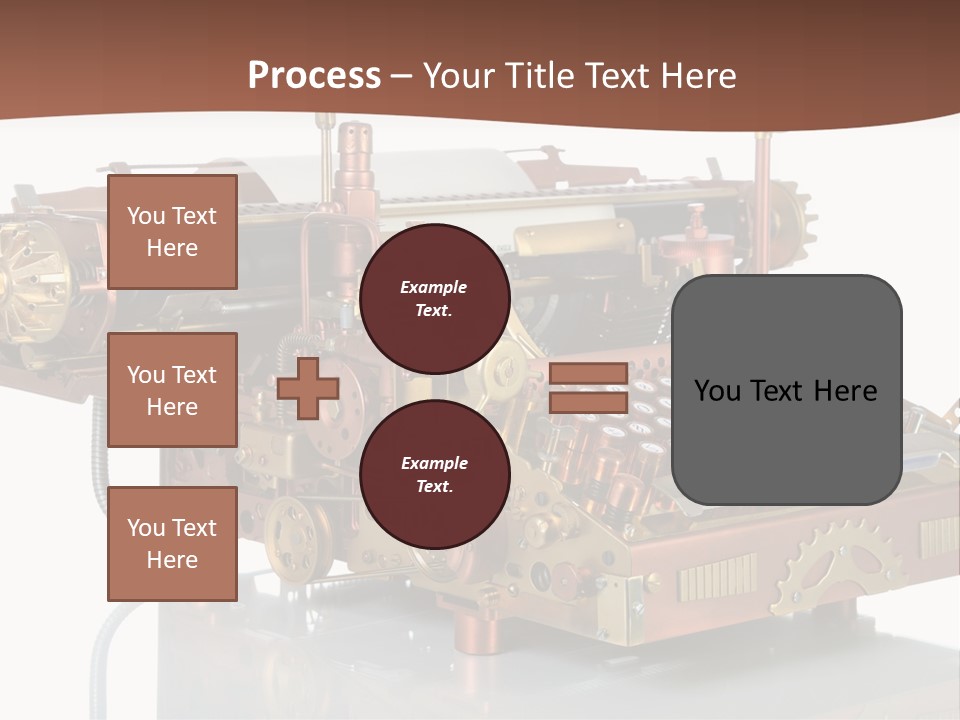 Button Communication Machine PowerPoint Template