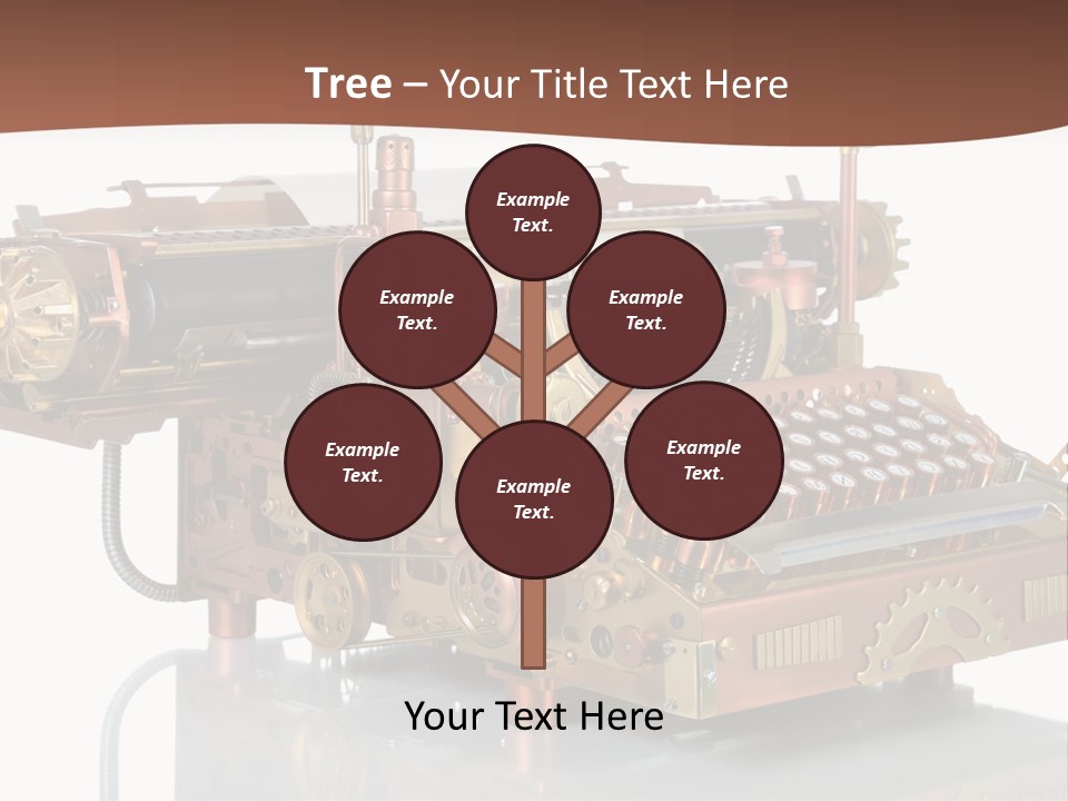 Button Communication Machine PowerPoint Template
