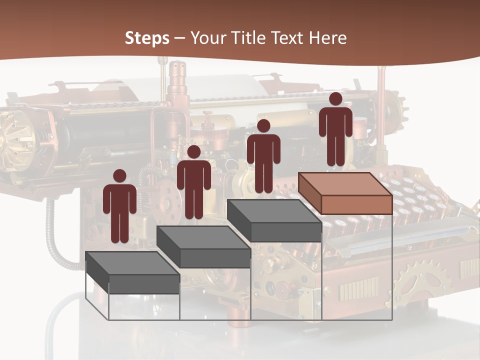 Button Communication Machine PowerPoint Template