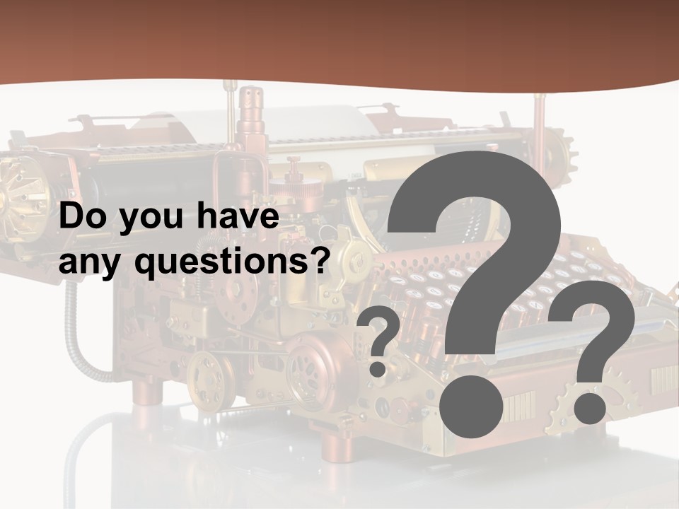 Button Communication Machine PowerPoint Template