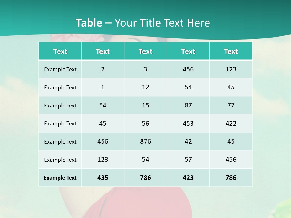 Tale Girl Climate PowerPoint Template
