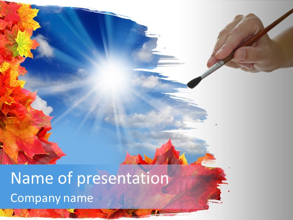 Creative Paper Lush PowerPoint Template