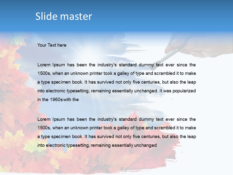 Creative Paper Lush PowerPoint Template