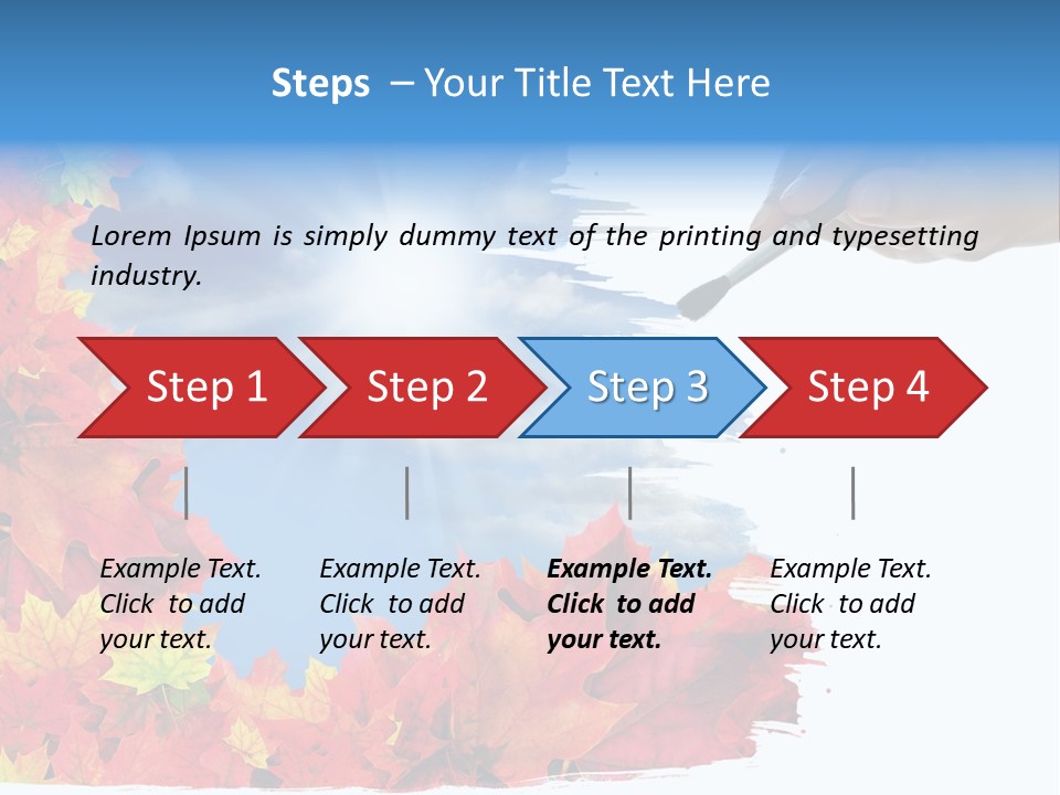 Creative Paper Lush PowerPoint Template
