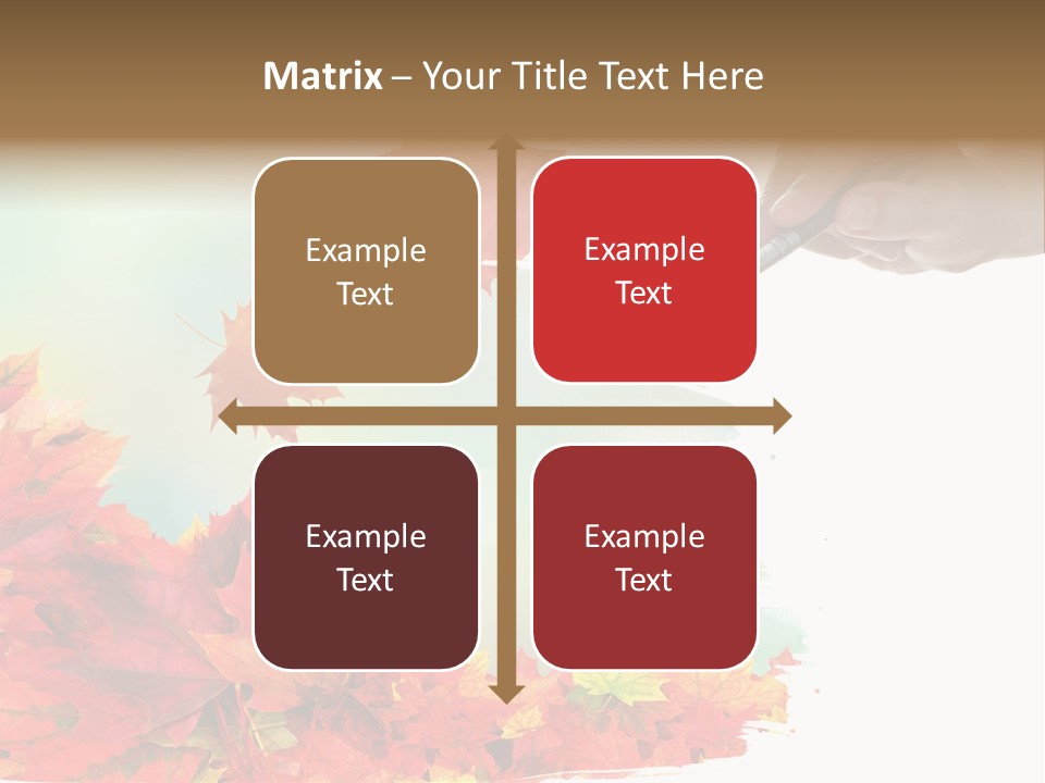 Art Backdrop Brown PowerPoint Template