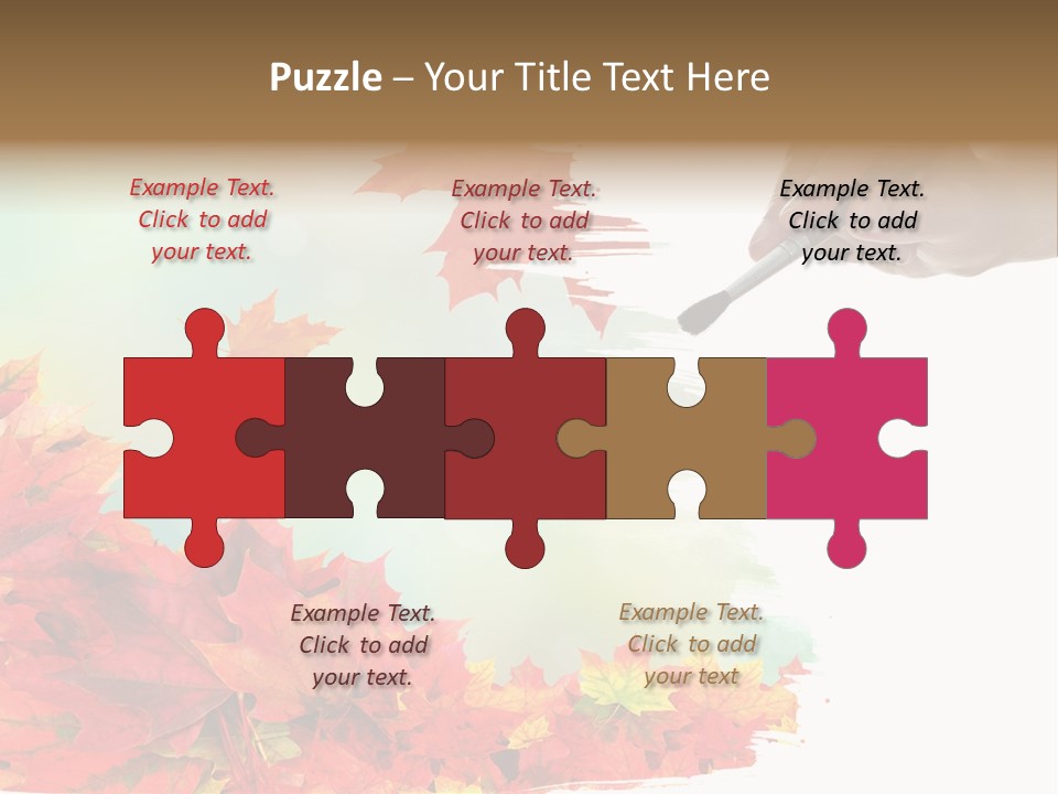 Art Backdrop Brown PowerPoint Template