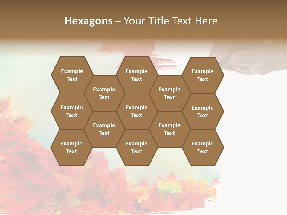 Art Backdrop Brown PowerPoint Template