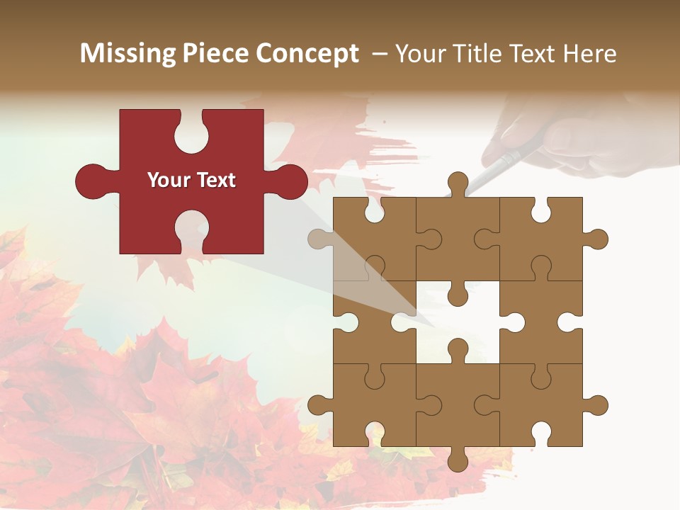 Art Backdrop Brown PowerPoint Template