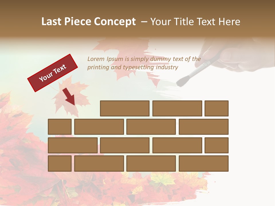 Art Backdrop Brown PowerPoint Template