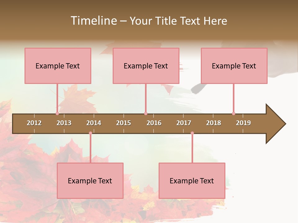 Art Backdrop Brown PowerPoint Template